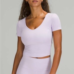 Lululemon Align Tee in Lavender Dew